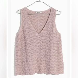 NWT Madewell Crocheted Sweater Tank